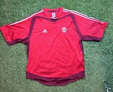 Vtg Adidas Canada CANMNT Mens Sz XL Red Soccer Jersey Football Kit, used for sale  Shipping to South Africa