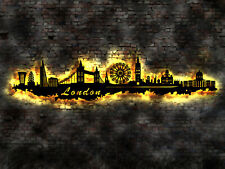 Wandschild skyline london gebraucht kaufen  Klütz