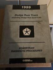 Camión Dodge Ram 1999 carrocería chasis tren motriz manuales de servicio fabricante de equipos originales segunda mano  Embacar hacia Argentina