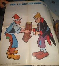 Pinocchio poster antichi usato  Napoli