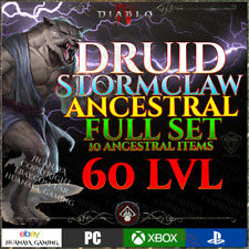 DIABLO 4 🐺 STORMCLAW DRUID WOLF🐺 CONJUNTO ANCESTRAL COMPLETO 🐺 ESCADA DA TEMPORADA 3 D4, usado comprar usado  Enviando para Brazil