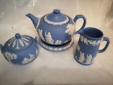 Wedgwood jasperware teapot for sale  Shipping to Ireland