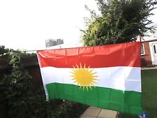 Kurdish flag 5x3ft for sale  WEMBLEY
