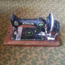 Antigua máquina de coser, KOHLER"" con caja de madera original y llave - ALEMANIA segunda mano  Embacar hacia Argentina