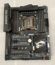Used, MSI X99A GAMING PRO CARBON Intel Socket LGA2011-3 DDR4 ATX Motherboard for sale  Shipping to South Africa