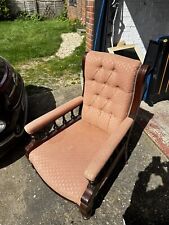 Antique upholstered armchair for sale  KING'S LYNN