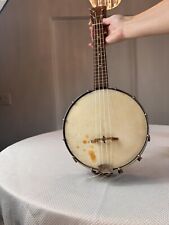 Vintage Mini Banjo Banjuke Ukulele Uke Banjolele 4 peças de corda reparo TLC comprar usado  Enviando para Brazil