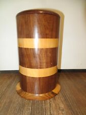 Round wooden urn for sale  Bangor