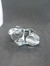 Crystal frog paperweight for sale  Worcester