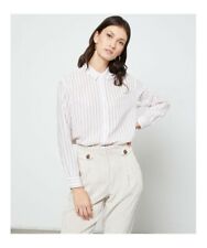 Chemise rayures blanc d'occasion  Noyon