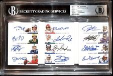 2019 National Treasures Auto Booklet GOATS 1/1 Mahomes Brady Montana BGS SH3, used for sale  Shipping to South Africa