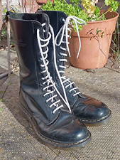 Martens black leather for sale  NOTTINGHAM