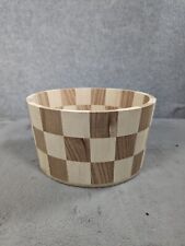 Wooden checkered bowl for sale  League City