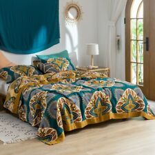 NEW Cotton Daybed Lace Blanket Travel Single Double Air Conditioning Thin Sheet for sale  Shipping to South Africa