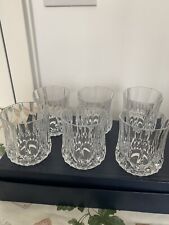6 lead crystal whisky glasses for sale  GOOLE