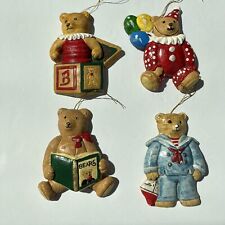 Adornos de colección de oso de peluche adornos de cerámica navideña como Schmid Gordon Fraser segunda mano  Embacar hacia Argentina