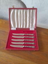 Silver tea knifes for sale  COLCHESTER