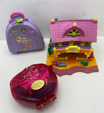 Antiga mala Polly Pocket Bluebird Light-up Western Saloon House 94 e compacta 96 comprar usado  Enviando para Brazil