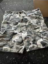 Cargo shorts grey for sale  STOKE-ON-TRENT