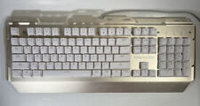 Usado, YINGKEER Pro WHITE 104 teclas RGB teclado mecânico para jogos com interruptores azuis comprar usado  Enviando para Brazil