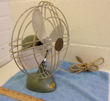 Rare Vintage 10” Zephyr Airkooler Metal Desktop Electric Fan, Teardrop Base for sale  Shipping to South Africa