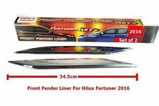 DHL CHROME HOOD GARNISH SIDE COVER SIZE34.5cm TOYOTA HILUX REVO FORTUNER 2016 for sale  Shipping to South Africa