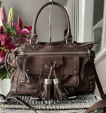 Stunning Luella Large Brown Leather Satchel Bag, Shoulder Bag , Handbag for sale  Shipping to South Africa