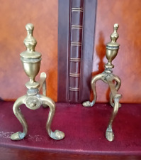 Pair vintage brass for sale  STAINES-UPON-THAMES