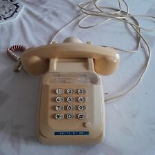 Télephone beige jaune d'occasion  Cuisery