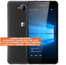 Microsoft Lumia 650 16gb 8.0mp Fotocamera 5.0 " Windows 10 Smartphone LTE usato  Spedire a Italy