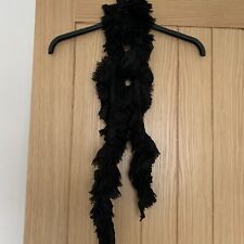 Black silk boa for sale  COVENTRY