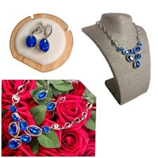 Schmuck set blau gebraucht kaufen  Kliestow, -Rosengarten, -Lichtenberg