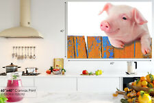 Cerca inclinada de porco rosa A225 fofa animal lona arte de parede quadro impressão comprar usado  Enviando para Brazil