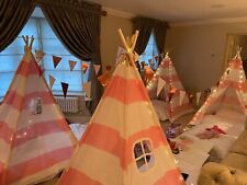 Teepee tents pink for sale  ONGAR
