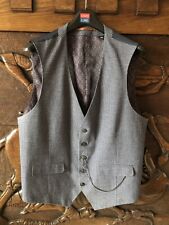 Blue check waistcoat for sale  CHESTERFIELD