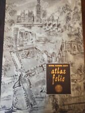 Mapas de libro de tapa dura de The National Geographic Folio Atlas 1958 de colección segunda mano  Embacar hacia Argentina