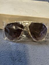 Óculos de sol aviador vintage dos anos 1980 - ARMAÇÕES DE PARAFUSO E lentes marrons - NOS!!!! comprar usado  Enviando para Brazil