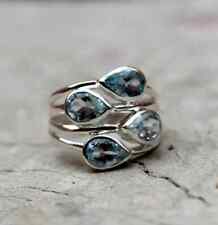 Blue Topaz Ring  925 Sterling Silver Band& Statement Ring Handmade Ring All size for sale  Shipping to South Africa