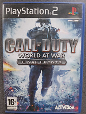 Usado, Call of Duty World at War Final Fronts jogo Sony PlayStation 2 PS2 PAL completo comprar usado  Enviando para Brazil