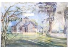 Hannes du Plessis watercolor on board signed South African post war artist for sale  South Africa 