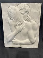 Used, Bill Mack Embracing Couple Man & Woman Sand Plaster Wall Art for sale  Shipping to South Africa