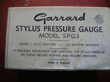 Garrard stylus pressure for sale  Shipping to Ireland