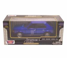 Dodge Omni GLH 1985 escala 1:24 azul ""American Classics"" diecast por Motor Max segunda mano  Embacar hacia Argentina