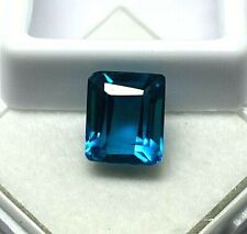 Natural Indicolite Tourmaline Loose Gemstone Emerald cut 4-5 ct Certified for sale  Shipping to South Africa