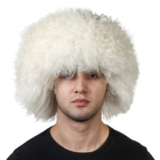 Vera Pelliccia Mongolia Secchio papakha Hat Uomo Inverno caldo Copricapo Hat Cap usato  Spedire a Italy