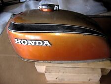 Used, Honda CB750 K2 gas fuel tank orange 1972 17500-341-670-LV  RUSTY OEM for sale  Newtonville