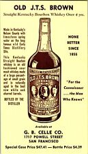 Old brown whiskey for sale  Santa Rosa