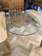 Oval glass table for sale  HARPENDEN