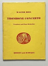 Concierto de trombón de Walter Ross trombón y reducción de piano SC 1973 segunda mano  Embacar hacia Argentina