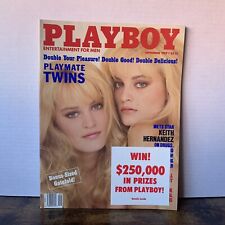 Revista Playboy de colección - septiembre de 1989 - gemelos segunda mano  Embacar hacia Argentina
